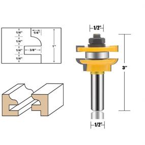 img 3 attached to 🔧 Cabinet Woodworking Carbide Milling HXRD D31A" - slightly optimized version: "Carbide Milling Tool for Cabinet Woodworking - HXRD D31A