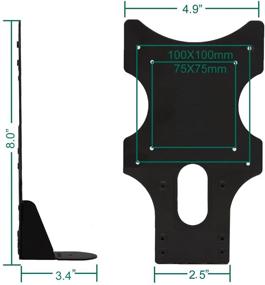 img 2 attached to 🖥 WALI VESA Mount Adapter Bracket for Samsung Monitors S20C300BL, PX2370, S23C350H, and S24B300EL - Enhance Your Monitor Setup with Easy Installation!