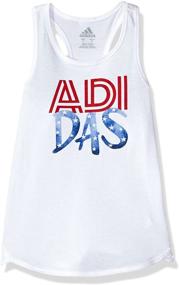 img 2 attached to 👚 Versatile adidas Girls' Active Tank Tops for Peak Performance