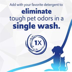 img 2 attached to 98 Fl Oz Fresh Scent Febreze Laundry Pet Odor Eliminator: In-Wash 🐾 Clothes Scent Booster, Deodorizer, Detergent Additive, and Fabric Refresher - Packaging May Vary