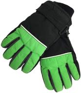 🧤 ultimate cold weather accessories: kids waterproof thinsulate gloves with anti-slip grip logo