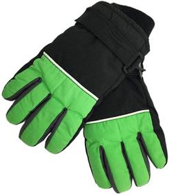 img 2 attached to 🧤 Ultimate Cold Weather Accessories: Kids Waterproof Thinsulate Gloves with Anti-Slip Grip