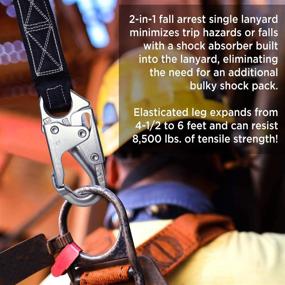 img 2 attached to 🧲 Enhanced Single Internal Shock Absorbing Lanyard