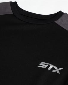 img 3 attached to STX Boys' Active Shorts T-Shirt - Clothing for Boys