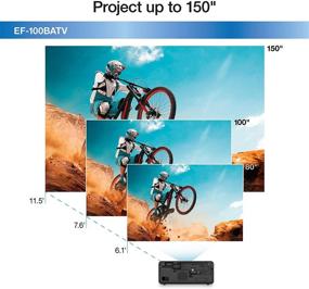 img 2 attached to 📽️ Эпсон EF-100 Android TV Лазерный проектор - черный (Возможность умного потокового вещания)
