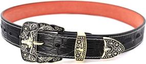 img 2 attached to West Star Embossed Everyday Crocodile Men's Accessories