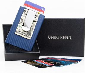 img 2 attached to 👛 Protective Minimalist Carbon Wallets for Women's Handbags & Purses by UNIKTREND