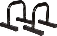 🏋️ trademark innovations 14-inch body press, dip, and push up bar parallettes - set of 2 логотип