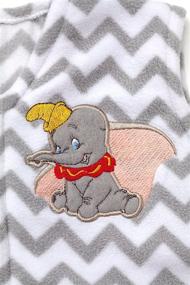 img 1 attached to 🐘 Grey Disney Dumbo Wearable Blanket - Medium Size