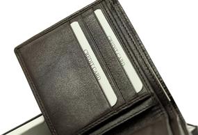 img 2 attached to Timeless Men's Genuine Leather Bifold Wallet - A Must-Have Accessory