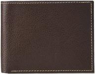 timeless men's genuine leather bifold wallet - a must-have accessory logo