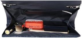 img 1 attached to UBORSE Дамская изысканная вечерняя клатч-сумочка с цветочным кружевом для свадебной церемонии