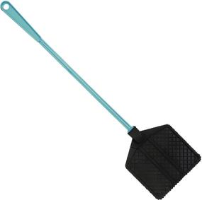 img 3 attached to 🪰 OFXDD Rubber Long Fly Swatter Pack - Heavy Duty, Light Blue Color (3 Pack)