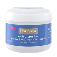 💧 neutrogena eye extra gentle makeup remover pads 30's jar (3 pack): effective and convenient eye makeup remover logo