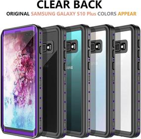 img 3 attached to GOLDJU Samsung Galaxy S10 Plus Waterproof Case with Built-in Screen Protector - 360° Full Body Protective, Shockproof, Dirtproof, Sandproof, IP68 Underwater Case for Samsung S10 Plus 6.4 inch