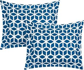 img 1 attached to 🛏️ Chic Home Barcelona 8-Piece King Blue Reversible Comforter Set: Stylish and Versatile Bedding