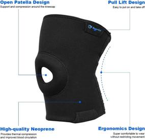 img 2 attached to 🏃 Nvorliy Plus Size Knee Compression Sleeves: Optimal Support for Large Legs in Running, Sports, and Post-Surgery Recovery