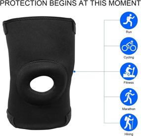 img 1 attached to 🏃 Nvorliy Plus Size Knee Compression Sleeves: Optimal Support for Large Legs in Running, Sports, and Post-Surgery Recovery