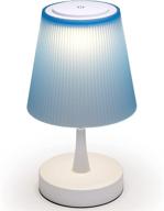blue lamp boys bedrooms nightstand logo