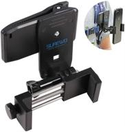📱 phone clip mount with s-adapter and backpack strap clip - compatible with iphone xr xs max x 8 7 plus, samsung, huawei, and 65-82 mm phones logo