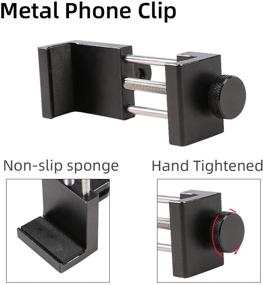 img 2 attached to 📱 Phone Clip Mount with S-Adapter and Backpack Strap Clip - Compatible with iPhone XR XS Max X 8 7 Plus, Samsung, Huawei, and 65-82 mm Phones