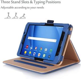 img 1 attached to 📱 ProCase Galaxy Tab A 7.0 2016 Case T280 T285 - Navy Blue, Stand Folio Cover with Multiple Viewing Angles, Document Card Pocket, for Galaxy Tab A 7.0 SM-T280 SM-T285 Tablet