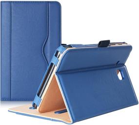 img 4 attached to 📱 ProCase Galaxy Tab A 7.0 2016 Case T280 T285 - Navy Blue, Stand Folio Cover with Multiple Viewing Angles, Document Card Pocket, for Galaxy Tab A 7.0 SM-T280 SM-T285 Tablet