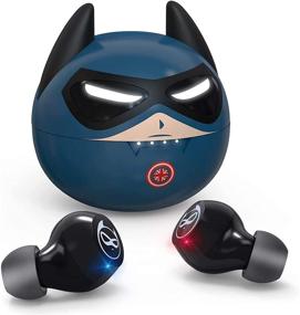 img 4 attached to 🎧 XZC Captain America Design Sport Wireless Earbuds - Waterproof, with Microphone, Ideal for Small Ears