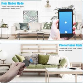 img 2 attached to Bluetooth Ключевой поиск & Трекер предметов: Локатор для Android/iOS – Анти-Потерянная сигнализация для ключей, рюкзаков, телефонов, кошельков
