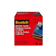 📚 845 scotch book tape - 4 inches x 15 yards logo