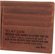 engraved fathers birthday personalized daughter men's accessories in wallets, card cases & money organizers logo