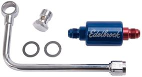 img 3 attached to Улучшите производительность с Edelbrock 8134 хромированная топливная линия: идеальное обновление для максимальной эффективности двигателя