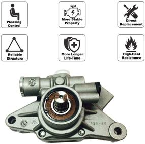 img 3 attached to 🔧 MOTOOS New Replacement Front Power Steering Pump for 1996-2000 Honda Civic & 1997-2000 Acura EL 1.6L L4