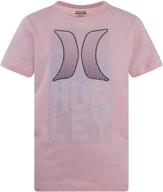 🌺 chambray tropical boys' clothing: hurley graphic t-shirt in tops, tees & shirts - vibrant style & comfort logo