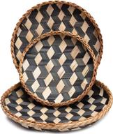 decorative baskets shallow farmhouse container logo