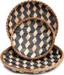 decorative baskets shallow farmhouse container logo