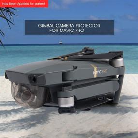 img 3 attached to 📷 Aterox DJI Mavic Pro/Platinum Gimbal Lock Camera Guard Protector: Ultimate Lens Protection for Secure Transport (Transparent Gray)