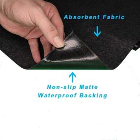 img 2 attached to Maintenance Absorbent Reusable Washable Waterproof Tools & Equipment for Garage & Shop