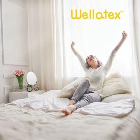 img 3 attached to Wellatex 7 Zone Twin Size 3 Inch 💤 Firm 100% Natural Premium Latex Mattress Topper (Certified Flammability Safety)