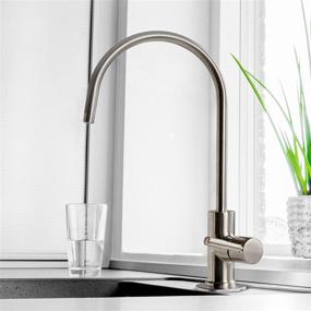 img 3 attached to iSpring GA1-BN Lead-Free Reverse Osmosis Faucet, Heavy Duty 🚰 Water Filtration System for RO Drinking Water, Brushed Nickel Finish