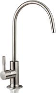 ispring ga1-bn lead-free reverse osmosis faucet, heavy duty 🚰 water filtration system for ro drinking water, brushed nickel finish logo