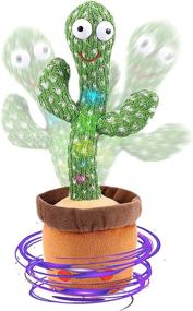 img 4 attached to WISMAT Interactive Dancing Cactus Toy: Enhance Playtime Experience with Engaging Interactions