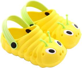 img 4 attached to 👣 Кроссовки Andesireone Toddler Sandals Cartoon Slipper для малышей: прелестная и удобная обувь для маленьких ножек!