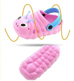 img 1 attached to 👣 Кроссовки Andesireone Toddler Sandals Cartoon Slipper для малышей: прелестная и удобная обувь для маленьких ножек!