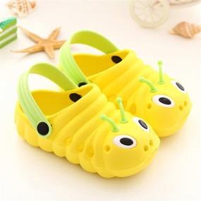 img 3 attached to 👣 Кроссовки Andesireone Toddler Sandals Cartoon Slipper для малышей: прелестная и удобная обувь для маленьких ножек!