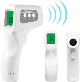 img 4 attached to Olangda Digital Forehead Thermometer for Adults - No Touch Non-Contact, Instant Readings - Ideal for School, Office, and More