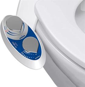 img 4 attached to 🚽 Gomyhom Non-Electric Bidet Attachment: Fresh Water, Dual Nozzles, Adjustable Pressure for Posterior & Female Wash