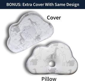 img 3 attached to Soft Newborn Pillow with Washable Covering - Perfect Addition to Kids' Home Store