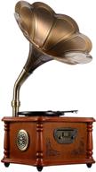 turntable phonograph gramophone speakers bluetooth logo