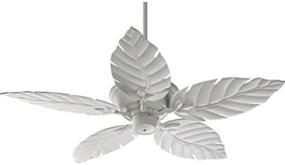 img 3 attached to Quorum International 52-Inch Monaco Patio Ceiling Fan 🌬️ with Decorative Studio White ABS Blades and Studio White Finish